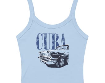 52/48% airlume/polyester microgeribbelde tanktop dames