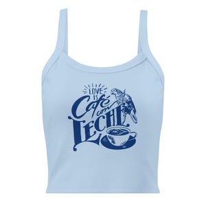 Cafe Con Leche Women’s micro-rib tank top