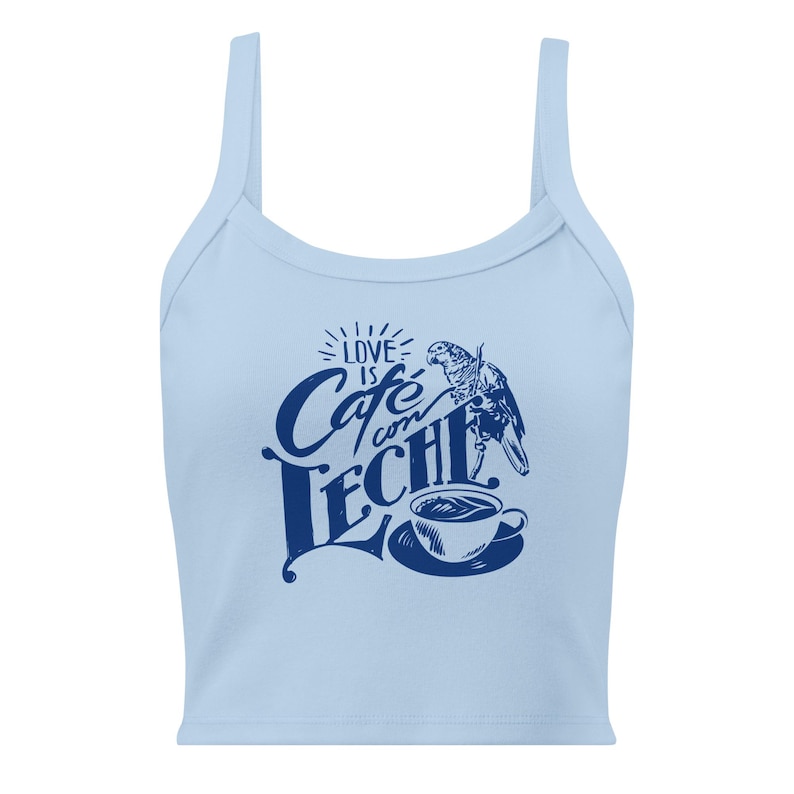 Cafe Con Leche Women’s micro-rib tank top