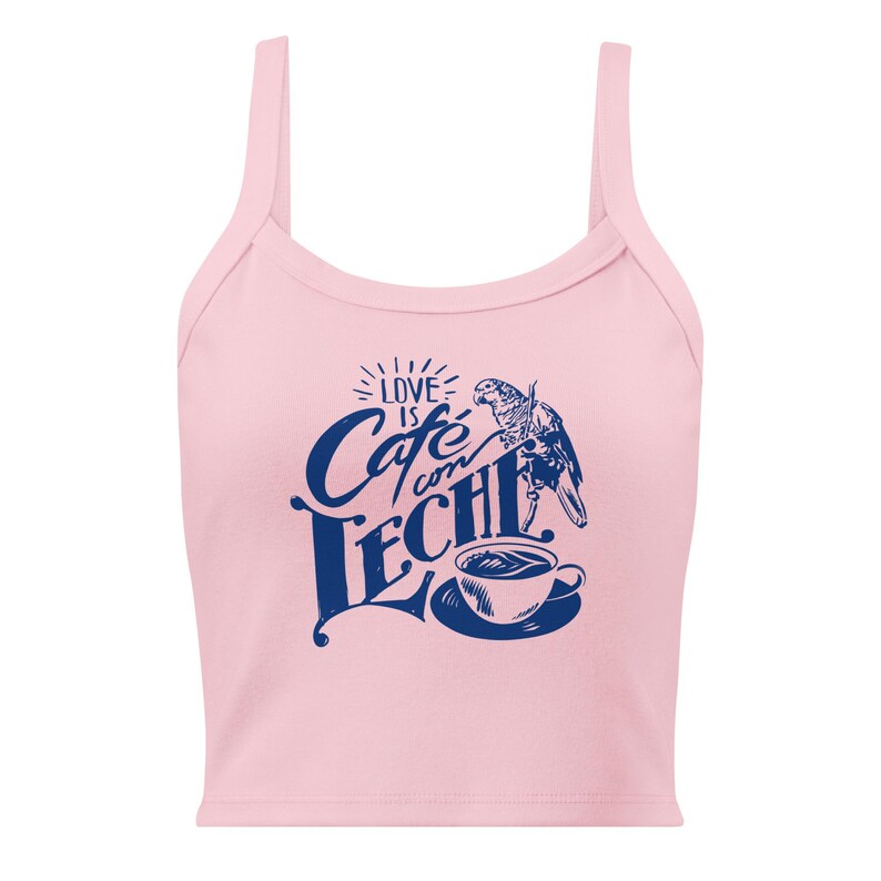 Cafe Con Leche Women’s micro-rib tank top