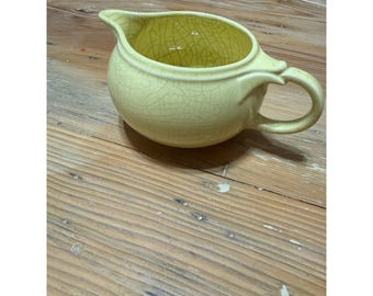 Lu-Ray Pastels Yellow Creamer T.S.T. USA Vintage