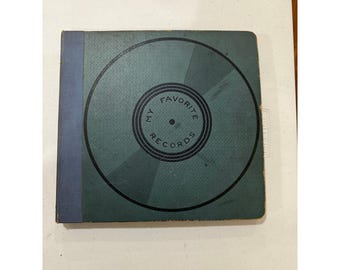 Vintage 1940s Family Record Album – Bing Crosby & Others – 78 RPM Collection