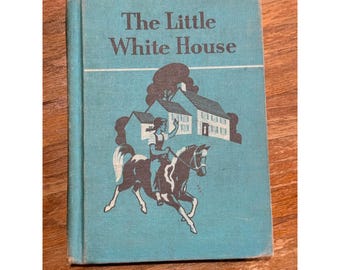 Vintage Ginn Reader The Little White House 1940s Hardcover Crayon Marks