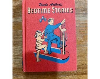 Uncle Arthur's Bedtime Stories Vol 1–5 Vintage Hardcover Set 1950
