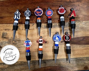 Baseball Wine Bottle Stopper.
