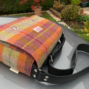 iPad Pro 10.5, 12.9 or 11 Messenger Bag in Harris Tweed image 1