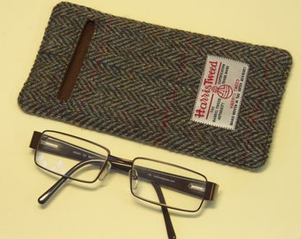 Tweed glasses case - in a variety of fabrics