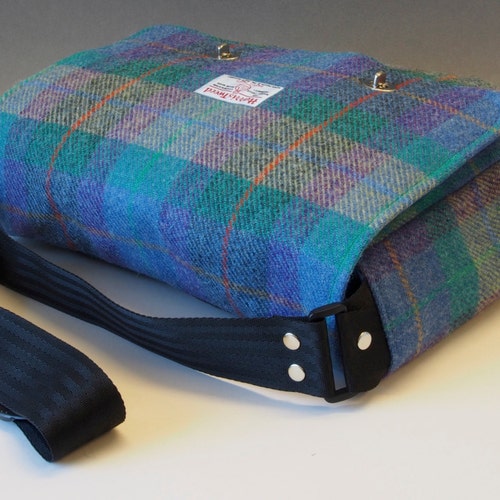 Ipad Pro 12.9 Messenger Bag in Special Harris Tweed Etsy UK