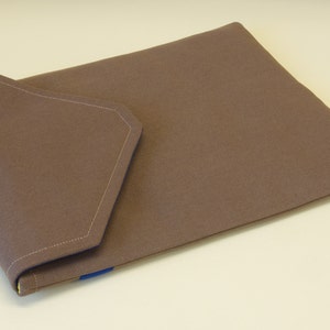 Deluxe Tablet case with padded fabric cover, Smartphone pouch and Document slot image 5