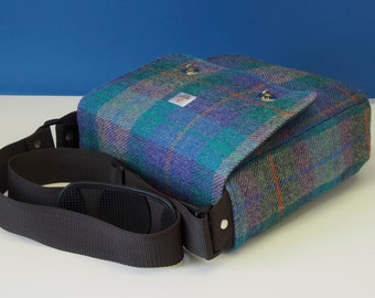 Harris Tweed Messenger Satchel 10x10