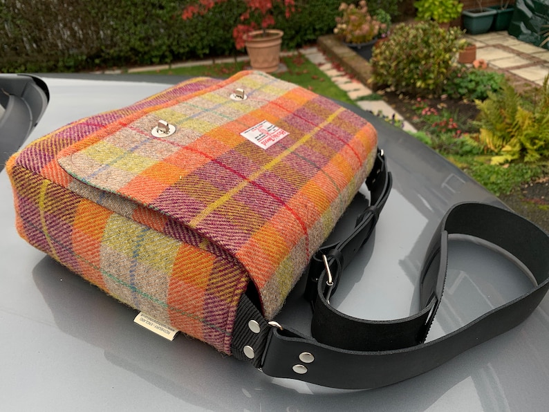 iPad Pro 10.5, 12.9 or 11 Messenger Bag in Harris Tweed image 1