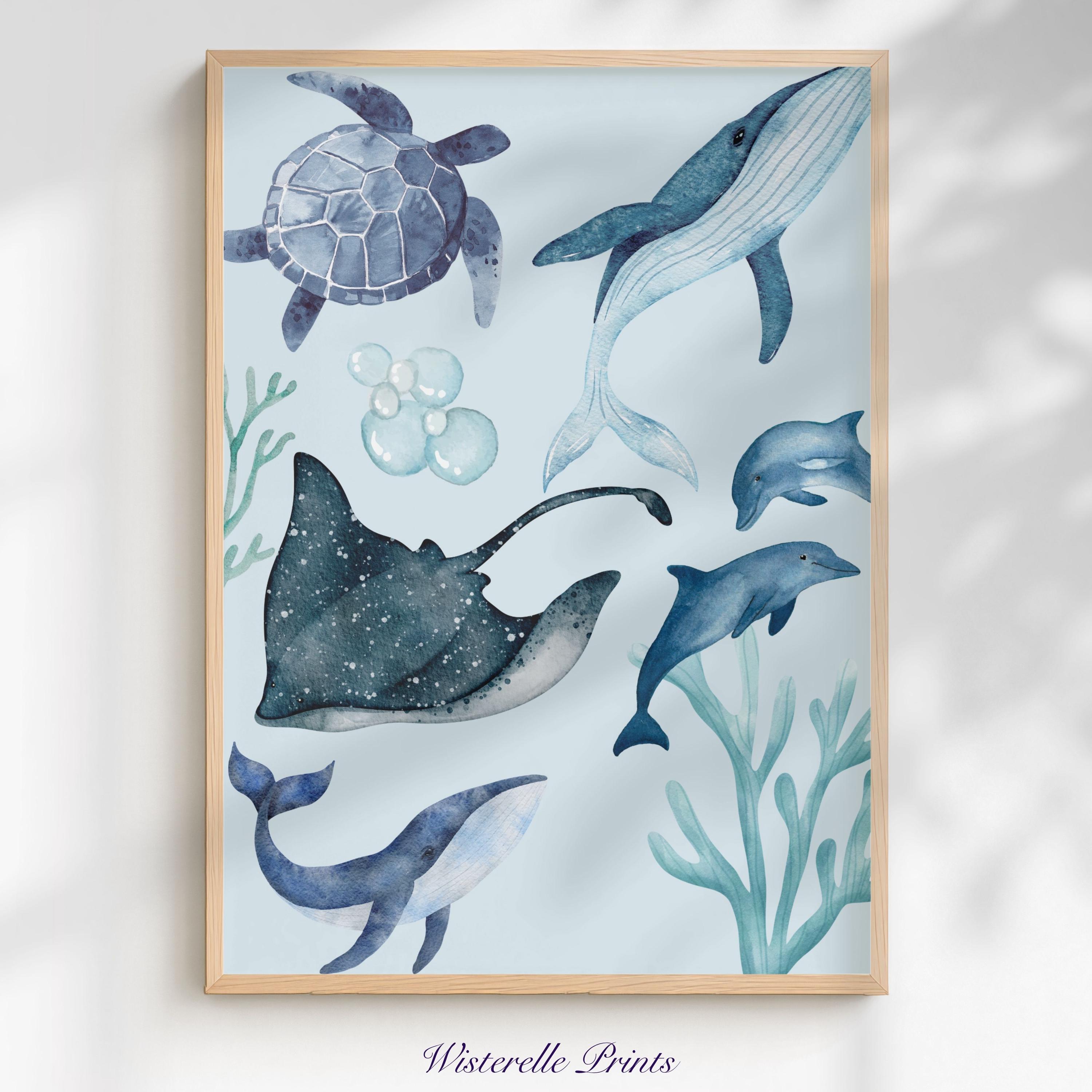 Japanese Dolphin Art Prints - Etsy