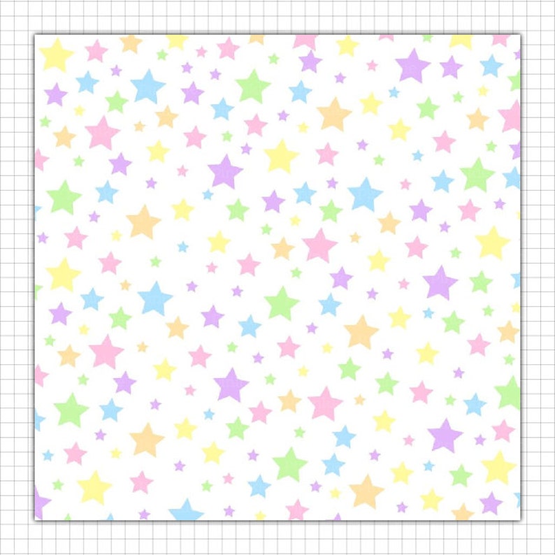 Download Pastel Rainbow Digital Paper Pastel Scrapbooking Paper | Etsy