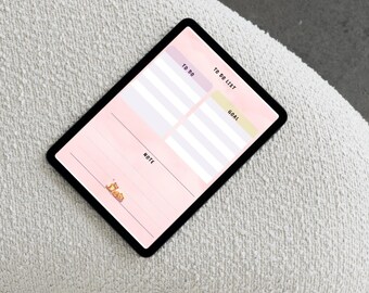 Kawaii Cat To Do List | Pink Printable Planner | Daily Task Organizer | Instant Download
