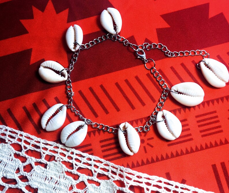 Beach Summer Shell Bohemian Jewelry Ankle Bracelet Beads Moana Inspired Boutique Handmade Adjustable Up To 12 Size Chain With Clasp