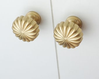 Solid Brass Drawer knobs,Bronze Dresser Pulls,Art Decor Cabinet Pull,Gold Kitchen Hardware