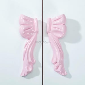 Kreativa rosa rosetthandtag: Träkökshandtag, Heminredning, Byråhandtag