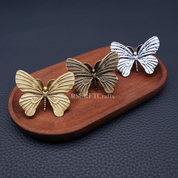 slim fit dress slacks Butterfly Drawer Knob in Bronze main image 0
