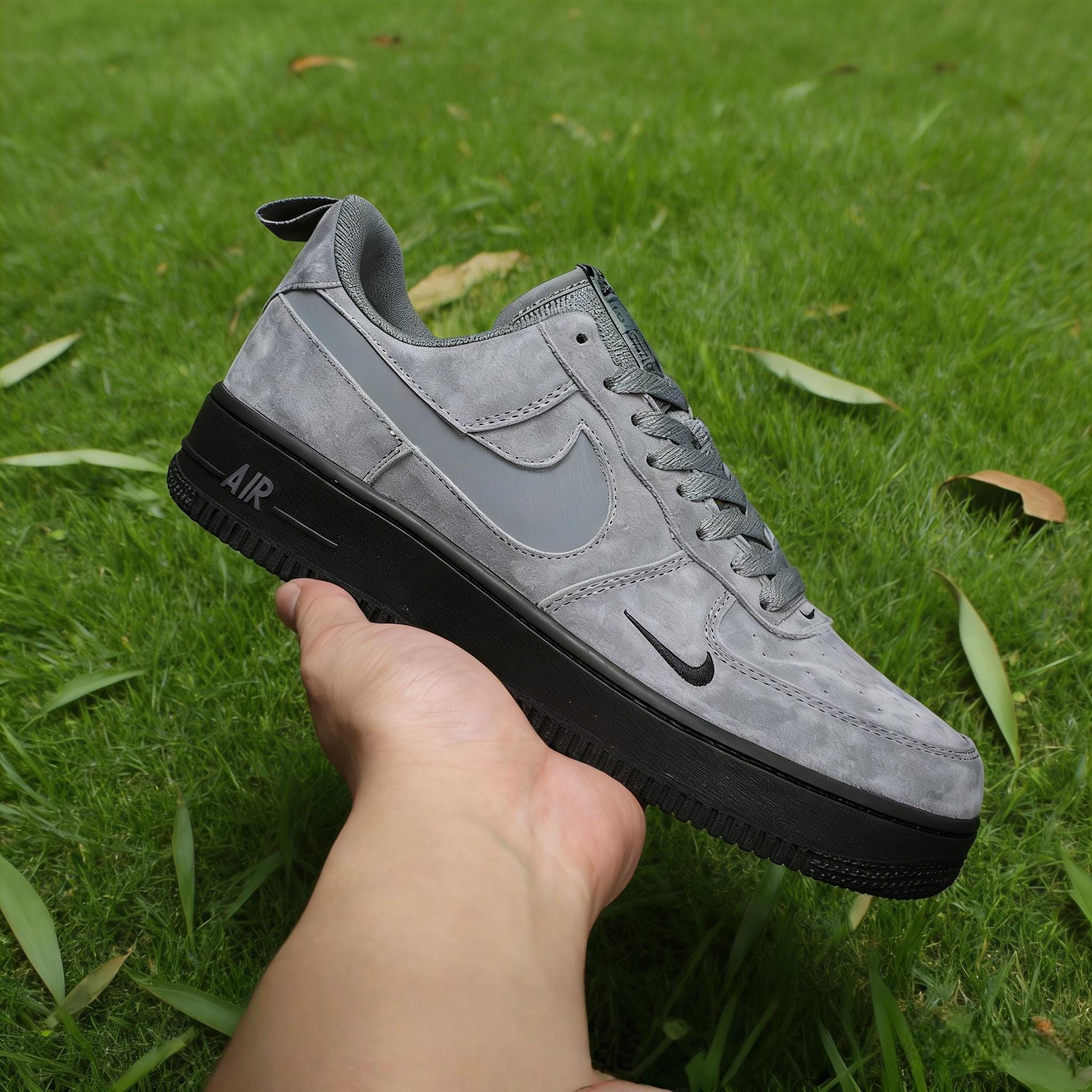 nike air force grey suede womens