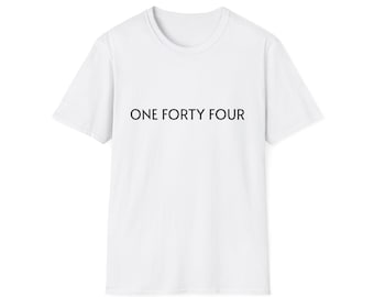 One Forty Four typography T-Shirt | Stay Curious back print