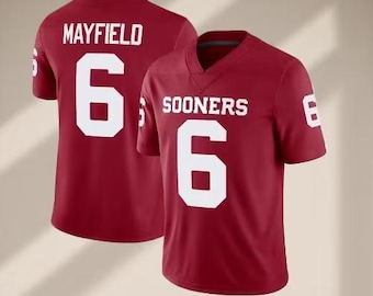 Football Jersey #6 Baker Mayfield Football Game Jersey, Perfect For Sports Teams