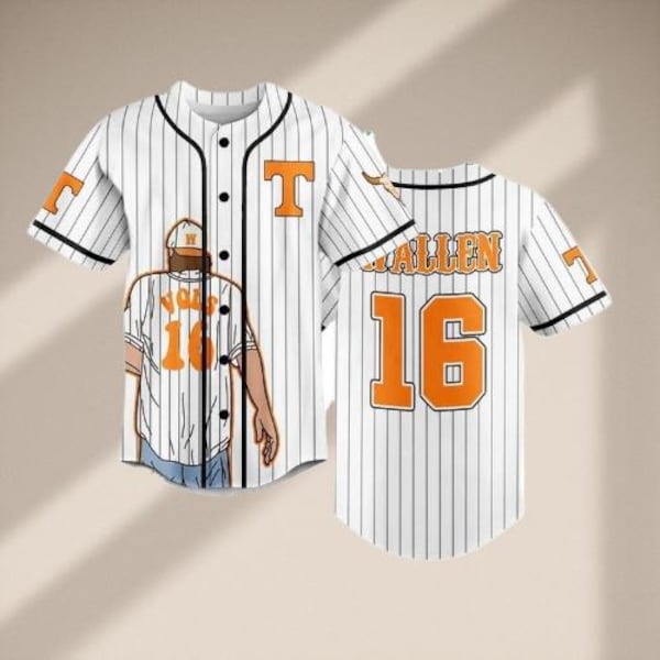 Wa-llen Vol 16 Baseball Jersey, Full Printed 3D Unisex Baseball Top For Going Outfit, Wallen Merch Gift For Fan Merch.