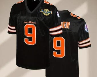Bobby Boucher #9 Football Jersey, Adam Sandler Football Jersey, V-Neck Sports Jersey