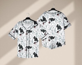 Toothless Baseball Jersey – Light Button-Up Shirt, Cute Unisex Fantasy Gift for Adults