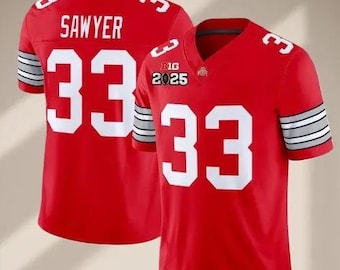 Buckeyes Football Jersey White, Sport Jersey Shirt Trendy, Men Football jersey Shirt, Gift For Fan.