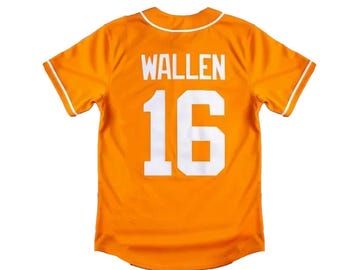 Custom Tennessee Orange Country Music Baseball Jersey, Personalized Fan Gift