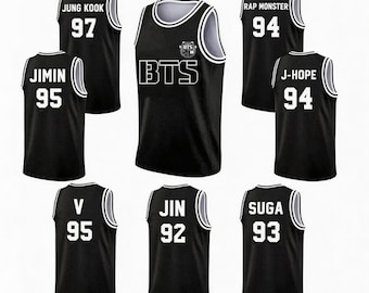 Custom BTS Basketball Jersey, K-POP Concert Tank Top, Fan Gift