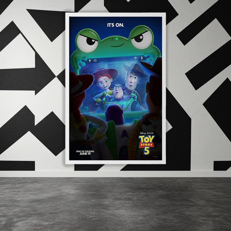 Toy Story 5 Movie Poster Etsy