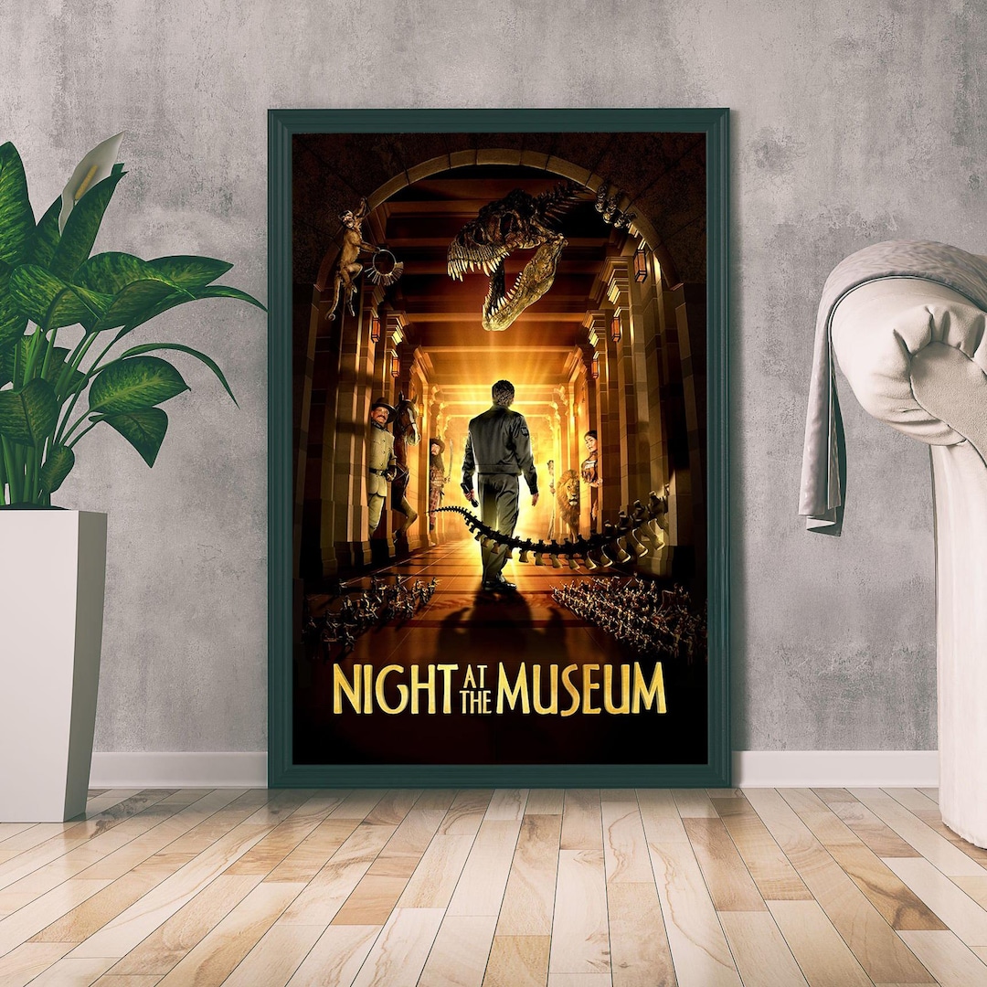 Night at the Museum Movie Poster Poster, Fantasy Art Print, Poster ...