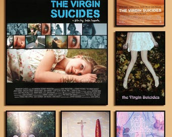 The Virgin Suicides Movie Poster, Fantasy Movie Print, Film Lover Gift, Home Decor, Wall Art, Minimalist Art