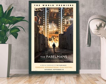 ファベルマンズ映画ポスター、ファンタジーゲームプリント、ゲーム愛好家へのギフト、ホームデコレーション、ウォールアート、ミニマリストアート