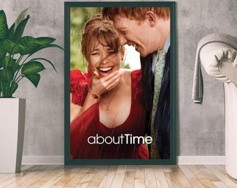 アバウト・タイム 映画ポスター、ファンタジーゲームプリント、ゲーム愛好家へのギフト、ホームデコレーション、ウォールアート、ミニマリストアート
