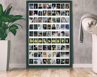 ブックスマート 映画ポスター、ファンタジー映画プリント、映画愛好家へのギフト、ホームデコレーション、ウォールアート、ミニマリストアート