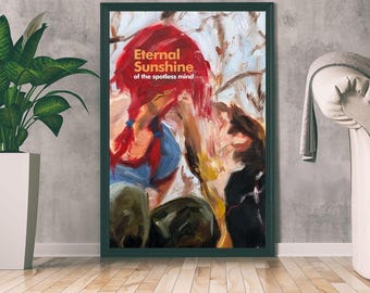 Locandina del film Eternal Sunshine of the Spotless Mind, stampa di un film fantasy, regalo per amanti del cinema, decorazione per la casa, arte da parete, arte minimalista