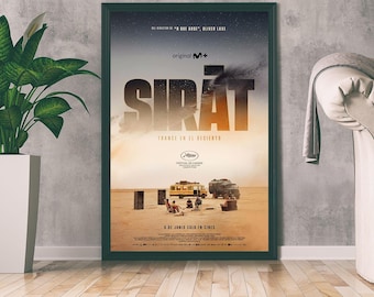 Poster del film Sirât, stampa di film fantasy, regalo per gli amanti del cinema, arredamento per la casa, arte murale, arte minimalista
