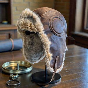 Bonnet Aviateur Avec Fourrure Adulte