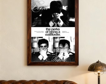 De voordelen van een muurbloem: filmposter: canvasposters, muurkunst, woondecoratie, vakantiecadeaus. Filmliefhebbers