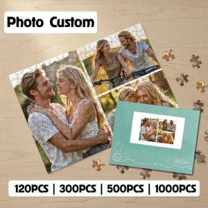 Personalized 1000 Piece Puzzle for Adults,Custom Puzzle From Photo Couples,Gifts for Her