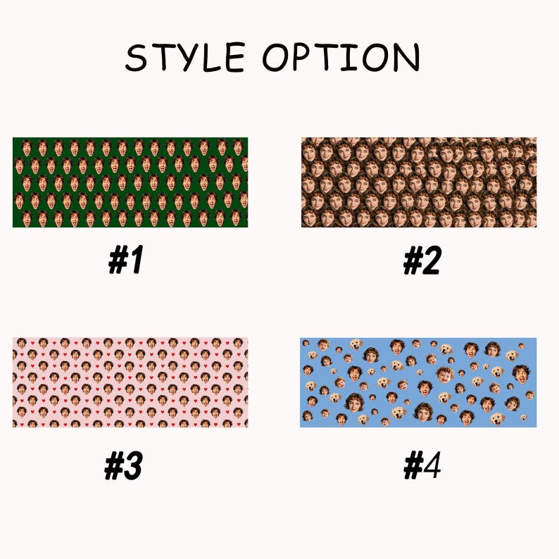 Funny Wrapping Paper,Custom Face Wrapping Paper Birthday,Personalized Gifts for Him image 2