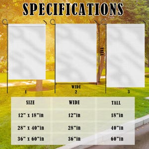 Custom Garden Flag,Personalized Yard Flag,Garden/Outdoor Decor,Double-Sided - Add Your Photo Or Text image 4