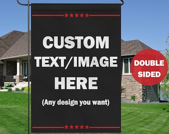 Custom Garden Flag,Personalized Yard Flag,Garden/Outdoor Decor,Double-Sided - Add Your Photo Or Text