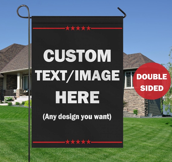 Custom Garden Flag,Personalized Yard Flag,Garden/Outdoor Decor,Double-Sided - Add Your Photo Or Text