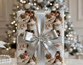 Custom Wrapping Paper,Wedding Wrapping Paper,Personalized Gift Paper with Photo,Valentines Gift for Him