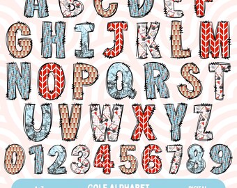 Letras y números del alfabeto de golf PNG / Imágenes prediseñadas de letras de golf A-Z / Conjunto de alfabeto deportivo / Letras para álbum de recortes de golf / Descarga instantánea