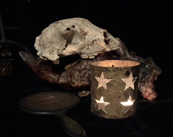 Magical Old STAR CANDLE Candle Holder - Mood Lighting for Any Room!!