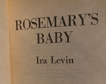ROSEMARY'S BABY by Ira Levin at Gothic Rose Antiques
